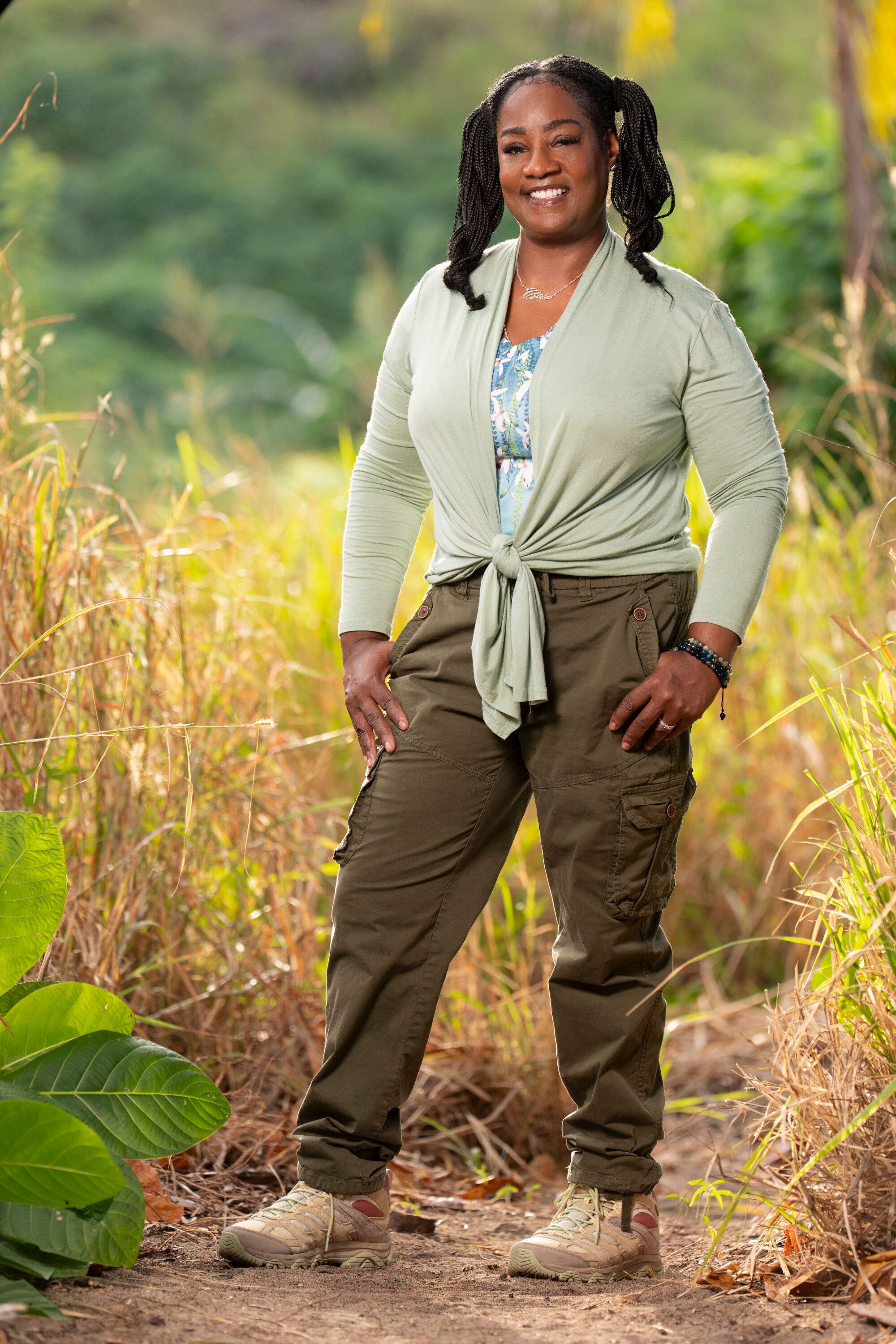 Pictured: Cirie Fields, from the CBS Original Series SURVIVOR, Season 50, scheduled to air on the CBS Television Network. -- Photo: Robert Voets/CBS ©2025 CBS Broadcasting, Inc. All Rights Reserved.