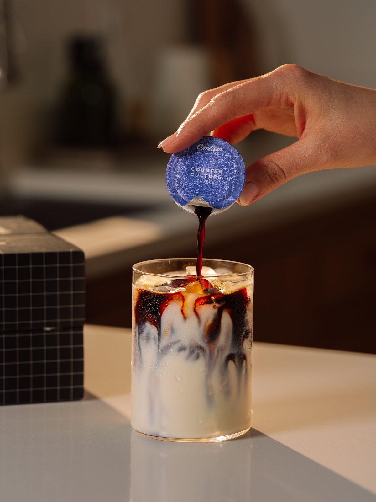 Cometeer iced coffee — specialty coffee at home, hot or iced