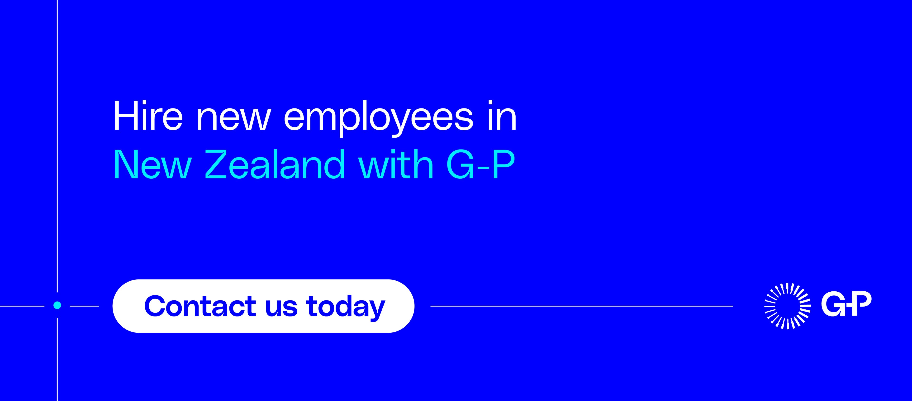 Hire employees in New Zealand with G-P