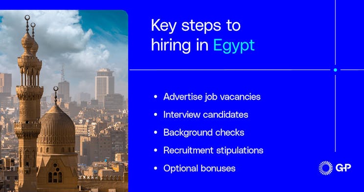 Pasos clave para la contratación en Egipto