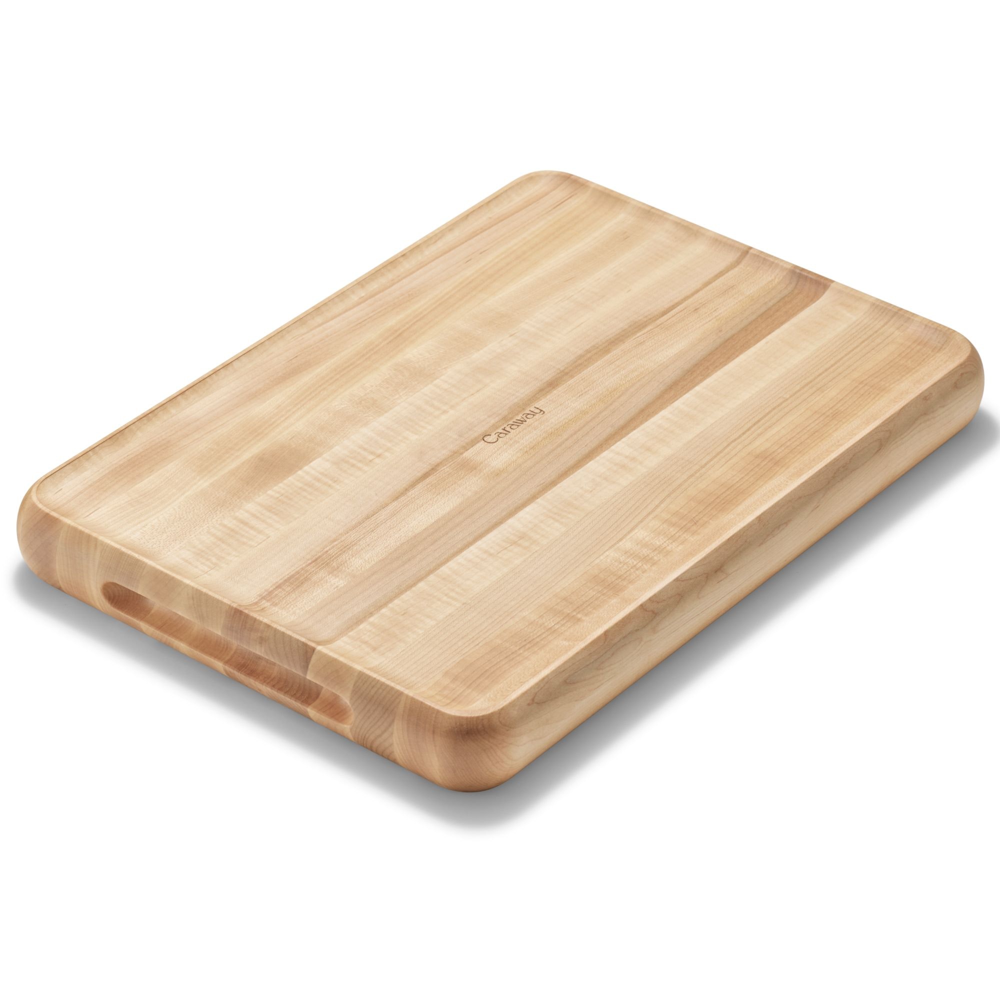 Caraway Maple 17" Rectangle Wood Butcher Block I Made in the USA