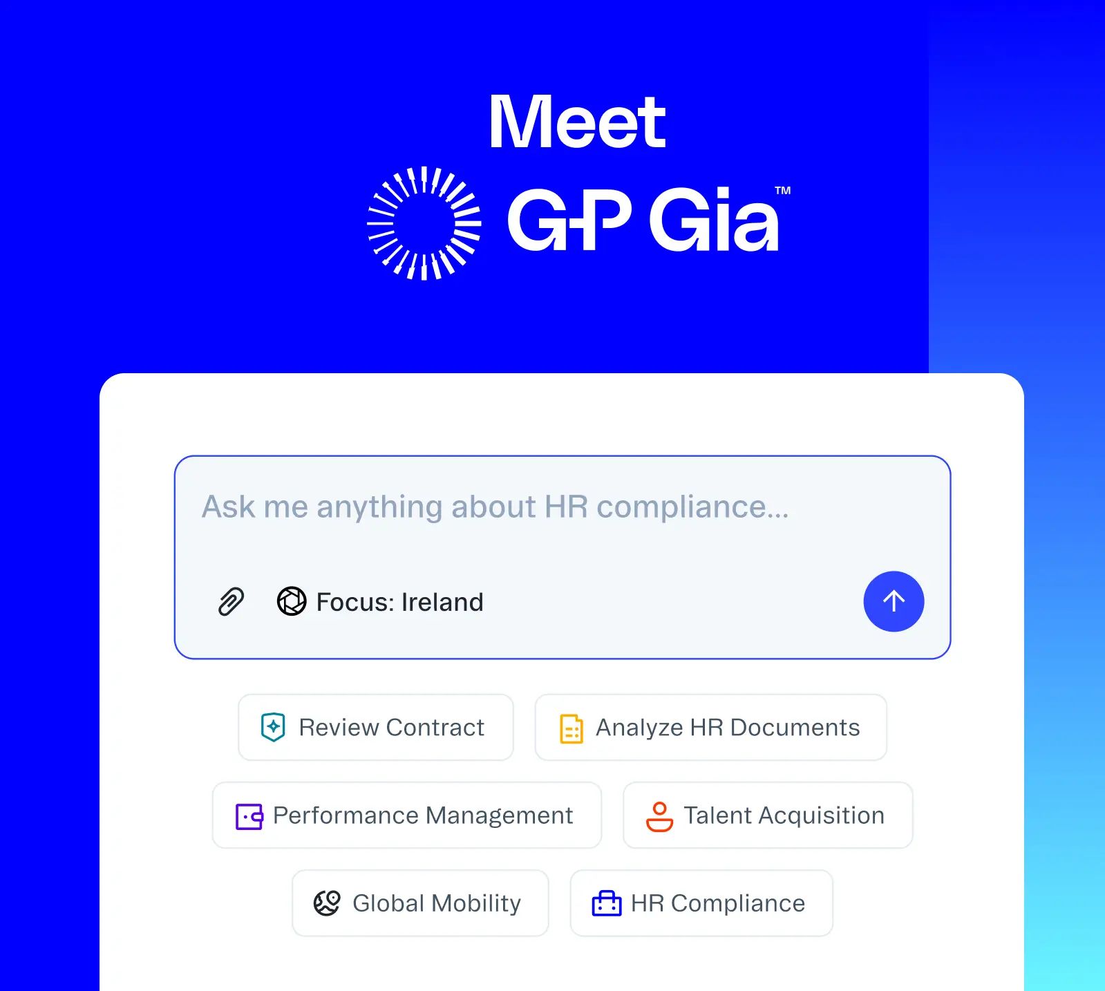 כותרת עילית של רכזת AI פוגשת GIA