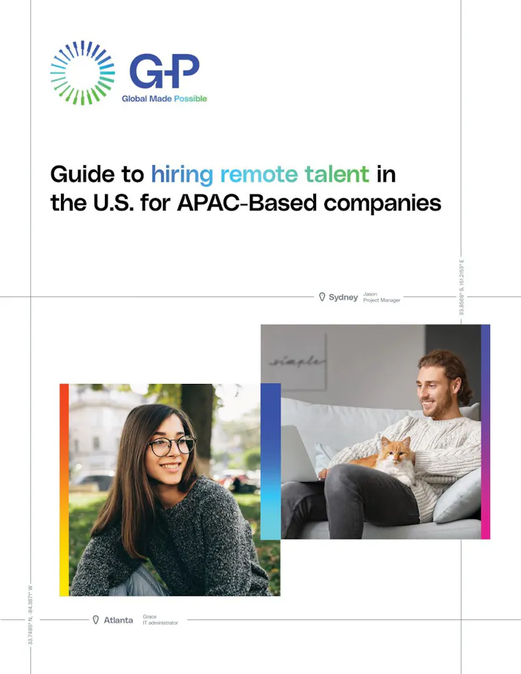 Resource | Guide to Hiring Remote Talent in the U.S. for APAC-Based Companies | Hero Image