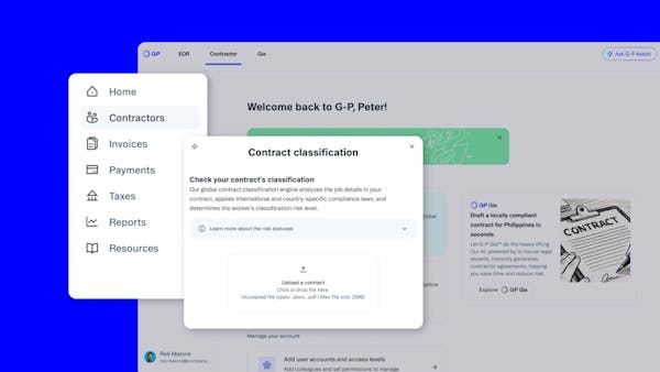 Image of G-P Contractor global contractor management platform redesign in 2026