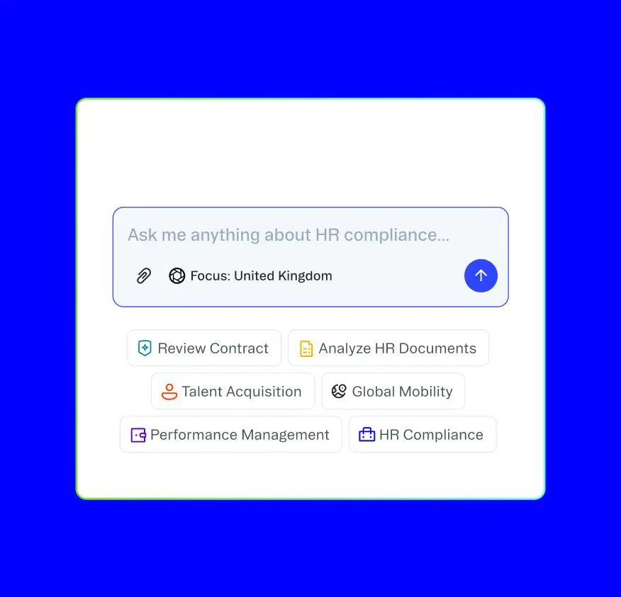Ask anything about HR compliance