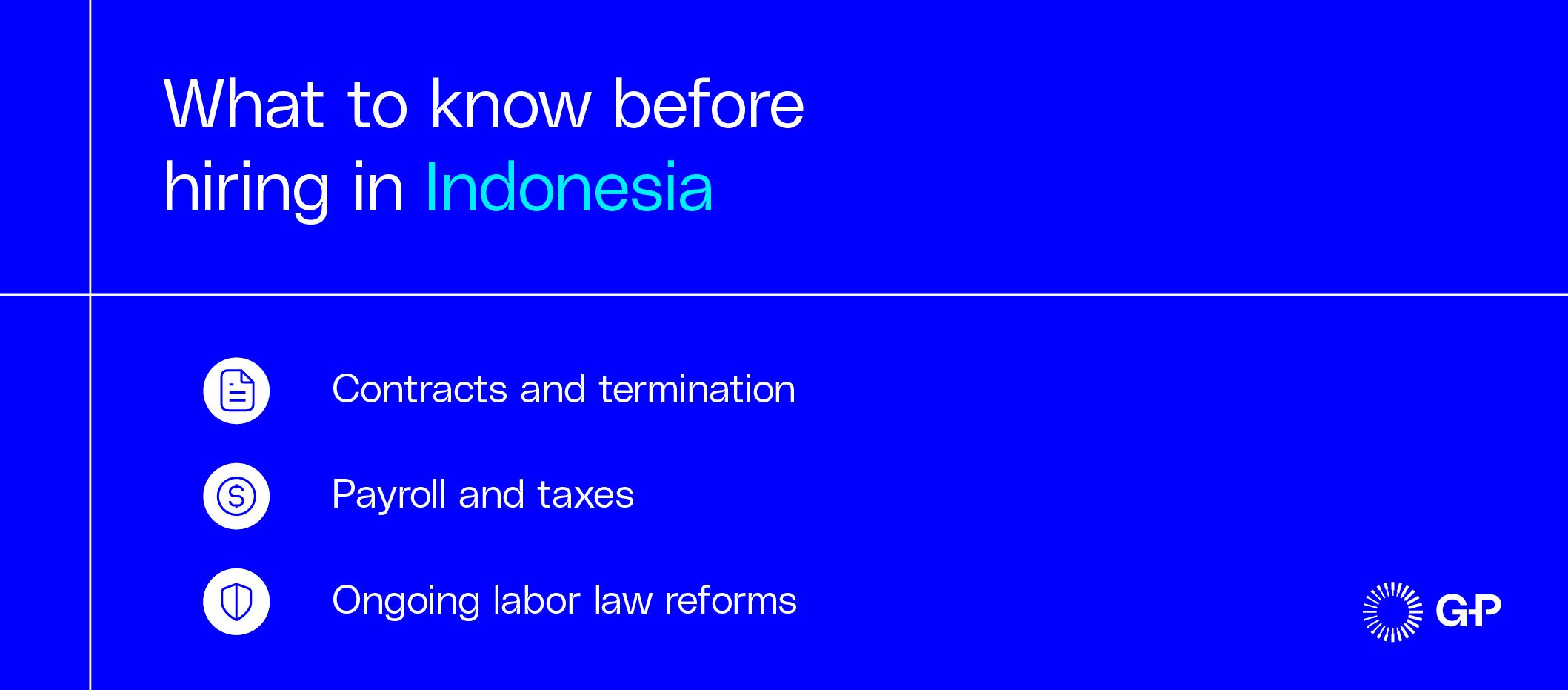 What to know before hiring in Indonesia