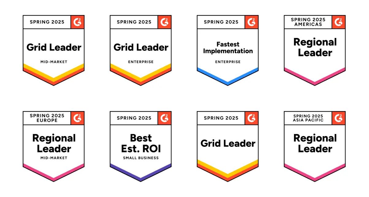 G2 badges