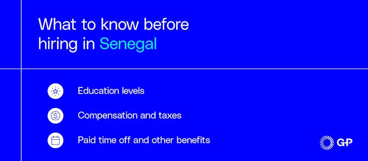 セネガルで採用する前に知っておくべきこと