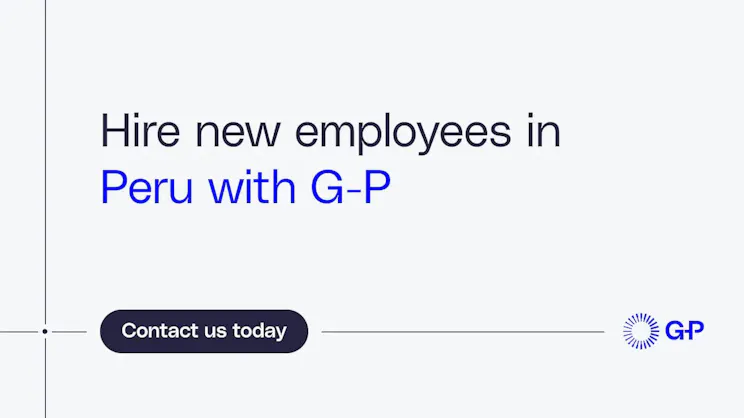 hiring of new employees in Peru with G-P​​ 