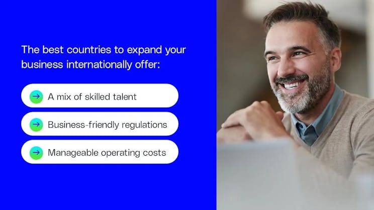 what the best countries to expand your business internationally offer