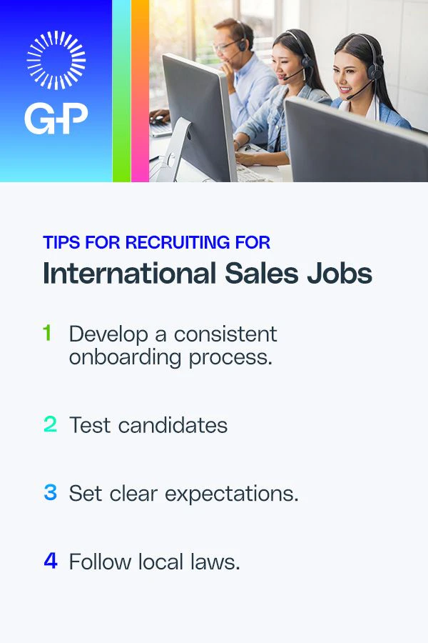 Sales Team: Tips for International Recruiting