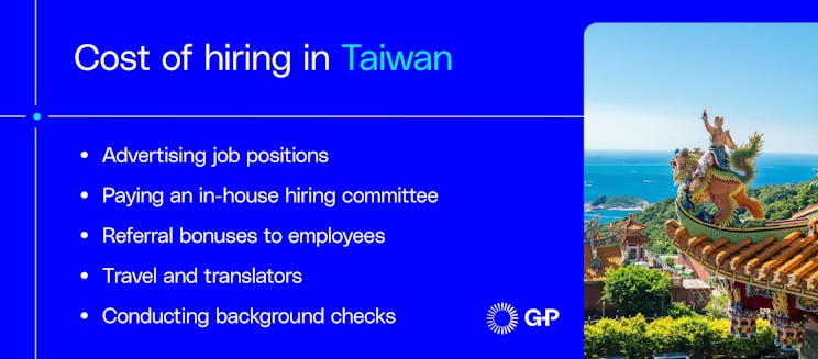 Kosten van het inhuren van een werknemer in Taiwan