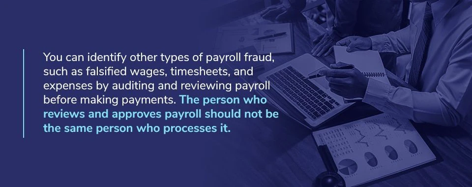 How to identify and correct payroll fraud