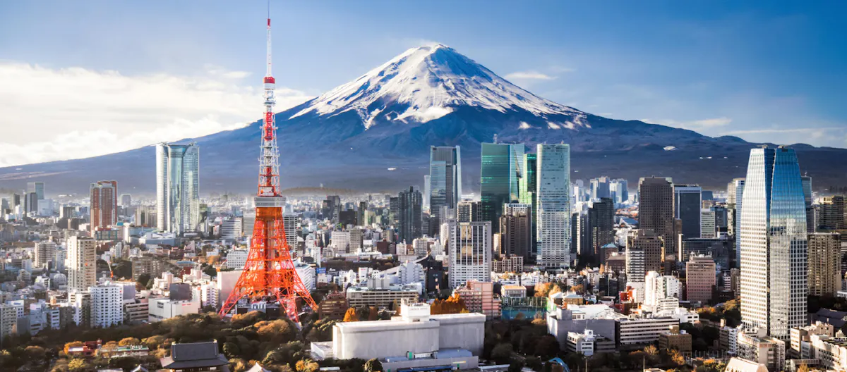 Mt. Fuji and Tokyo Skyline