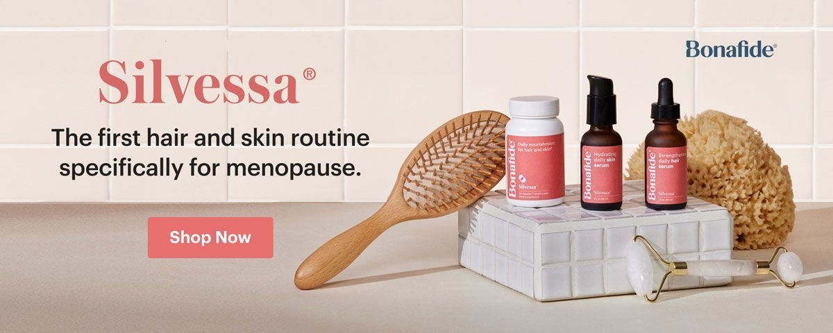 Silvessa - The first hair and skin routine specifically for menopause. SHOP NOW