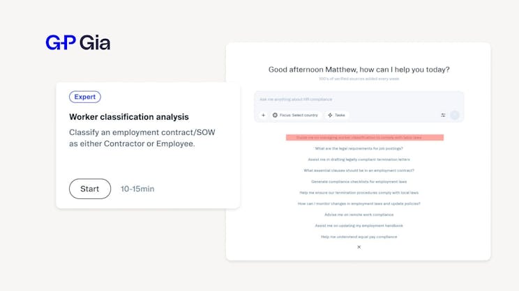 G-P Gia worker classification analysis