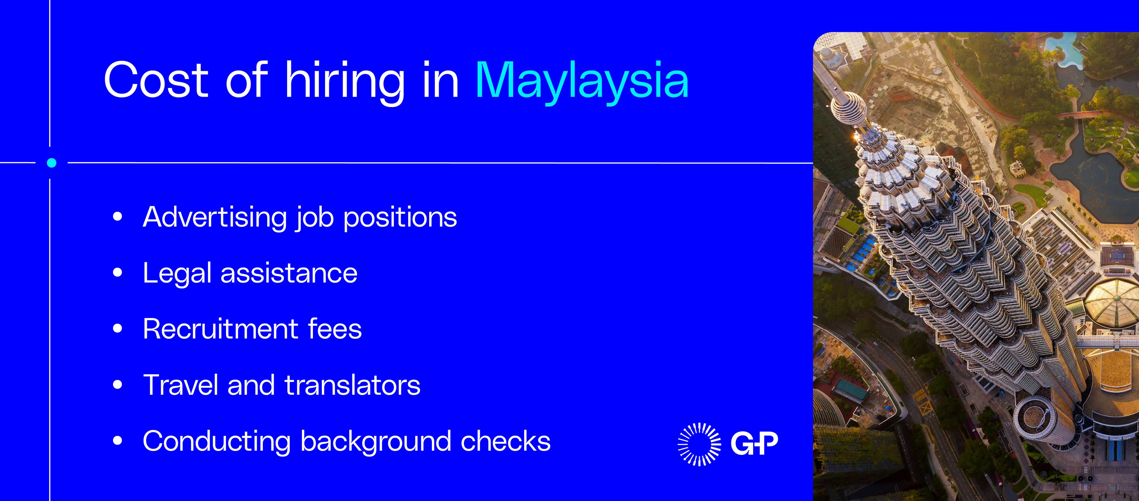 ค่าใช้จ่ายในการจ้างงานในมาเลเซีย