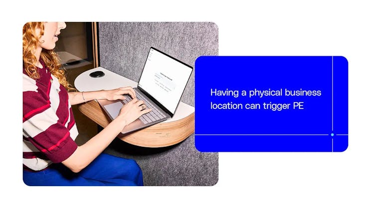 having a physical business location can trigger PE