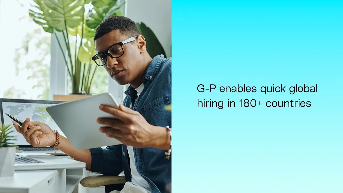 G-P enables quick global hiring in 180+ countries