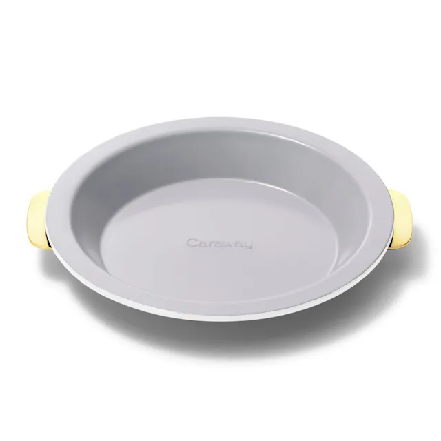 Caraway Home 9" Pie Pan In White | Non-Stick, Non-Toxic, Easy To Clean, Scratch Resistant Ceramic Bakeware | Oven Safe &
