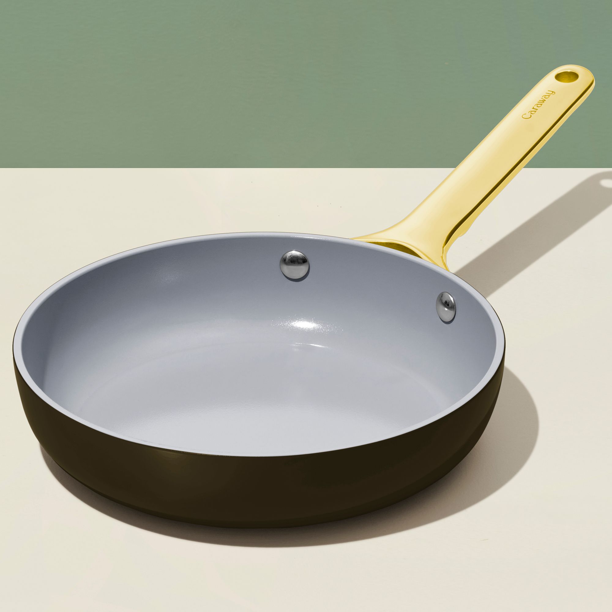 8" Fry Pan In Black | Non-Stick, Non-Toxic, PFAS-Free Ceramic Pans | Induction-Compatible For Healthy Cooking | Caraway